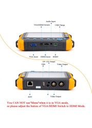 CCTV Tester IV8W 8MP AHD CCTV Surveillance Camera CCTV Tester Mini AHD CVBS CCTV Tester VGA R485 HD Video Tester