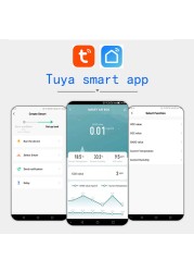 Tuya WiFi Smart CO2 Detector Zigbee Air Quality Monitor Indoor Air Quality Meter Tester App Alarm Formaldehyde VOC Temperature