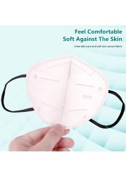 Kn95 certified mouth mask ffp2fan protective face mask safe healthy reusable mascarillas quiurgicas FPP2 gay