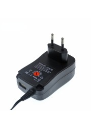 AC 110-240V DC 5V 6V 8V 9V 10V 12V 2A Universal Power Adapter Supply Charger adaptor EU US AU UK Adjustable power adapter