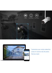 5MP WiFi Tilt IP Camera Outdoor Wi-Fi Wireless Video Surveillance Camera with Two-Way PTZ Audio1080P Camara CamHi