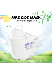 FPP2 Approved Children Mask FFP2Fan Kids Korean Fish Mask Respirator Mask FFP 2 KN95 Face Masks pff2 ffp2reuse zable FFPP2