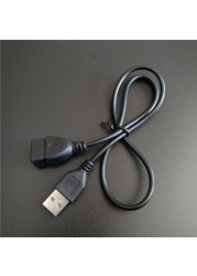 0.6/1.5 متر USB 2.0 ذكر إلى أنثى كابل يو اس بي موسع الحبل سلك سوبر سرعة مزامنة البيانات تمديد كابل للكمبيوتر المحمول لوحة المفاتيح