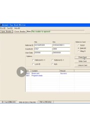 EM4305 Reader Writer Rfid 125-134.2KHZ ISO 11784/85 Card Reader , Animal Chip Writing Encoder Saving SDK