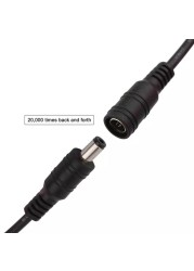 NEWCE DC 12V CCTV Camera Extension Cable 3/5/10/15/20/30m 5.5mmx2.1mm Power Extension Cord Cables for Wifi/AHD/IP Security