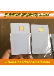 ISO 7816 White AT24C02, 24C16, AT24C64 24C128 Chip IC Card With 2K 16K 64K 128K EEPROM Memory For Access Control System 10pcs