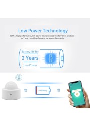 Tuya Smart ZigBee PIR Human Body Motion Sensor Wireless Infrared Detector Security Burglar Home Alarm Compatible Smart Life APP