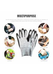 Durable Level 5 Pieces Proof Stab Resistant Wire Glove Kitchen Butcher Cuts Gloves For Oyster Shucking Fish Gardening Safety Gloves