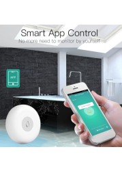 Smart Water Leak Detector Flood Sensor Flooding Alert Security Alarm System App Remote Control Long Battery Life