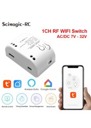 Smart Garage Door Opener Wireless Auto Open WiFi Relay SmartLife Controller Tuya APP Remote Control Alexa Google Home