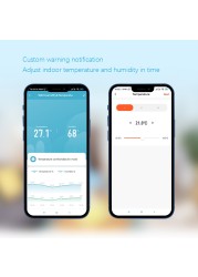 Camason Tuya Wifi 2022 Temperature Humidity Sensor Indoor Humidity Meter Thermometer Detector Support Alexa Google Smart Home
