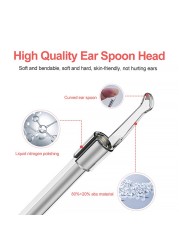 Ear Wax Removal Endoscope 1080P FHD Wireless Ear Otoscope with 6 LED 3.9mm Visual Ear Scope Camera Safe Ear Pick for iPhone