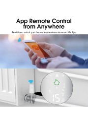 Tuya Smart Zigbee Coolant Actuator Programmable Thermal Radiator Valve Temperature Controller Support Alexa