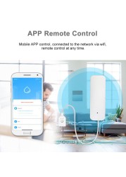 Tuya Water Leak Alarm Wifi/Zigbee Water Leak Detector Flood Alert Overflow Smart Home Security Alarm System Work With Smart Life