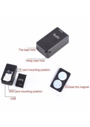 GF07 Car GPS Tracker Mini Mini Intelligent Locator Real Time Tracking Device Anti-theft Recording Magnetic Vehicle Locator