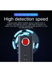 Portable Hotel Anti-Spy Hidden Camera Detector Block Monitoring Wireless Signal Detector Car GPS Positioning Tracking Detection