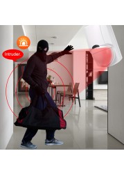 Wireless Wall Mounted PIR Human Body Motion Sensor Smart WiFi Infrared Motion Detection Sensor Alarm for Sonoff RF Bridge 433