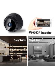 1080P Night Version A9 Mini Camera Wifi Micro Camera Voice Recorder Wireless Mini Camcorder Surveillance IP Camera 2022