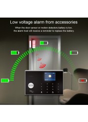 2022 TUGARD G30 تويا واي فاي نظام إنذار أمن داخلي بالنظام العالمي للاتصالات المتنقلة 433MHz اللاسلكية لص عدة إنذار يعمل مع أليكسا جوجل APP عن بعد