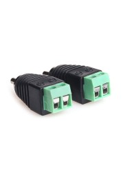 10pcs 2pcs BNC Male Connectors RCA Plug JR-R55 with Audio to Terminal Block for CCTV Camera AHD CVI Camera TVI Camera