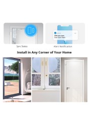 SONOFF DW2 Wifi Magnetic Window Door Sensor Open/Closed Smart Home eWeLink Remote Alerts Notification Security Alarm