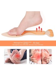 2pcs Memory Foam Insoles Breathable Anti-slip Insole for Feet Pad Insert Heel Post Back for Women High Heels Shoe Accessories