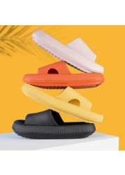 Female Flipflop Soft Sole Sandals Women Platform Sandals Women Slippers Beach Sole EVA Indoor Slides Slippers For Men Leisure