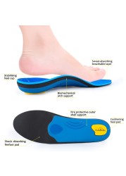 Plantar Fasciitis Arch Support Orthotic Insoles Male Female Shoe Inserts, Flat Feet Orthotic Sole Running Athletic Sports Cushion