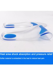 Medical Insoles Silicone Flat Feet Orthotic Insoles Plantar Fasciitis Pain Relief Foot Care Metatarsal Pad