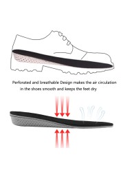 Sunvo - Invisible Height Increaser Insole for Men and Women, EVA Memory Foam Insole, Heel Enhancement Insole