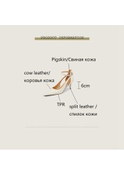 2022 الصيف/الربيع النساء أحذية أشار تو صنادل كعب رقيقة الصلبة عالية الكعب أنيقة البقر أحذية من الجلد للنساء أحذية الحفلات