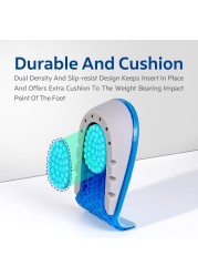 NOIPACE Invisible Height Increase Insoles Silicone Gel Heel Cushion 1-3cm Elevators Insert Soles Women Men Half Increasing Shoe Pads