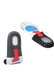 Cuttable Silicone Insoles for Shoe Men Women Orthotic Arch Support Sport Shoe Pad Soft Running Insert Cushion Memory Foam Insole