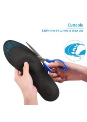 4D Massage Insoles Soft Sponge Arch Support Orthotic Foot Inner Pads For High Heel Shoes Men Women Cushion Soles Spurs