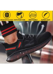 Safety shoes insurance work shoes men's puncture-proof shoes summer breathable safety shoes men's safety shoes