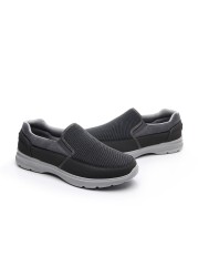 Casual and breathable canvas driving shoes, casual shoes for the elderly, walking, flat, soft and comfortable