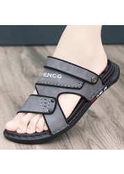 2022 New Classics Style Men Sandals Outdoor Walking Summer Shoes Anti-Slippery Beach Shoes Men Comfortable Soft casual shoes