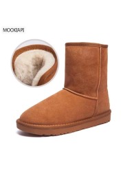 In 2022, High Quality China Men's Snow Boots, Real Cowhide Leather, Brand Leatrher Classic Men's Boots, Free Delivery