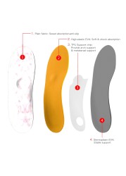 Orthotic Insoles Sports Shoe Cushion Men Flat Feet Heel Spur Orthotic Insert Sole