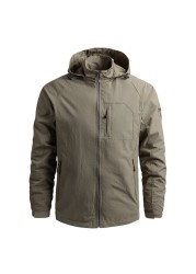 Men's waterproof military jacket