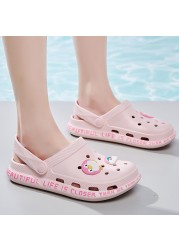 2021 new women sandals garden clogs for female eva slippers wild nurse hospital work sandals medical beauty salon lab