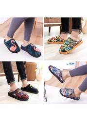 Women Slippers Men Shoes Home Kids Indoor Outdoor Bed Moccasins Fashion Must Have Soft Winter Room Ladies Thin House Sneakers