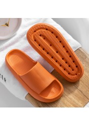 2022 Cloud Sandals Home Slippers Summers Thick Platform Womens Indoor Bathroom Anti-slip Slides Ladies Men's Shoes Dropshipping