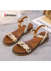 Women's Leather Sandals 2021 Summer New Versatile Student Platform Platform Roman Muffin Fashion Fantasy Shoes