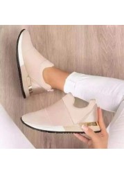 women loafers spring autumn esbadrille elastic band flat shoes female casual comfort cloth shoes ladies flats plus size