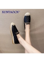 Autumn new fisherman shoes fashion women flats loafers round toe shoes women comfortable shoes mules women flat shoes