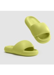 2022 Women's EVA Thick Bottom Anti-slip Home Bathroom Shoes Bath Slides Summer Shoes Platform Sandals