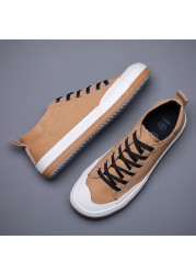 Men's spring and autumn canvas shoes men's fashion wedge shoes sports shoes men's fashion round heel sneakers BD21289