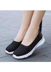 2021 new summer breathable women flat shoes brand designer casual luxury 2021 women sneakers loafers vulcanized shoes