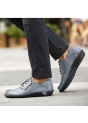 Plus size 50 men's shoes new classic men's fashion sneakers breathable walking flats men shoes